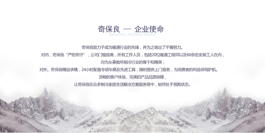 奇保良公司的企業(yè)使命